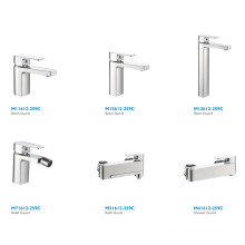 Medium height Basin Taps Faucets Brass Sale Body Cross Ceramic Training Style Surface Graphic Technical Bathroom CE ACS